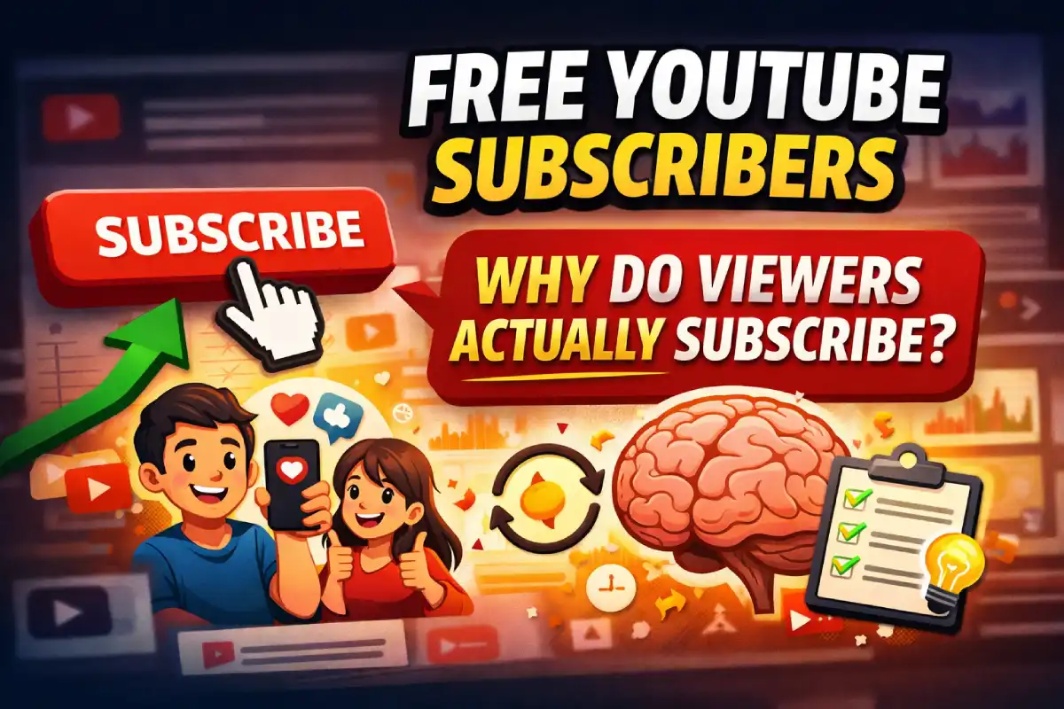 Free YouTube Subscribers: What Makes Viewers Actually Subscribe