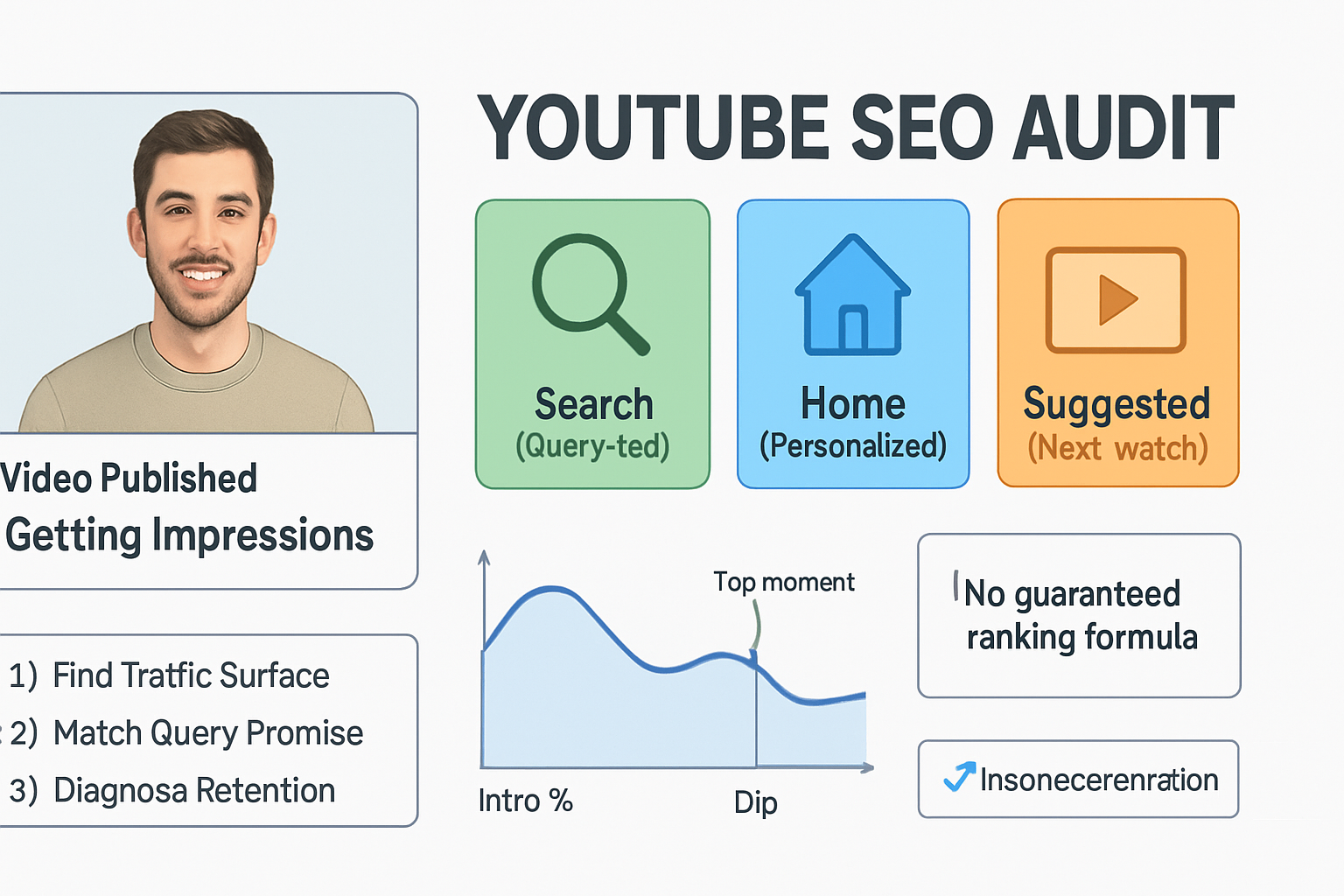 YouTube SEO Audit for Search: Match Intent, Then Check Retention
