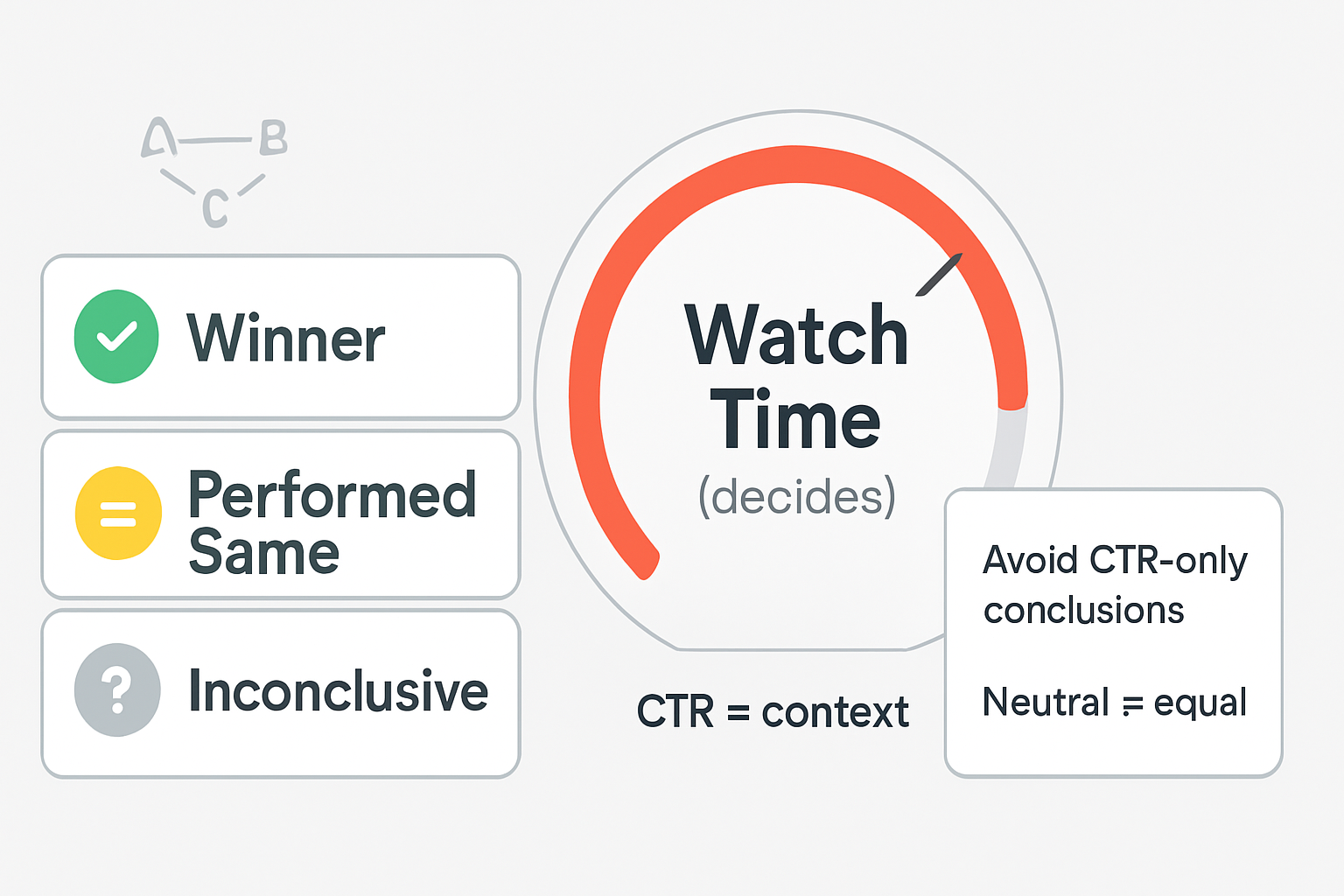 How to Read YouTube’s Title and Thumbnail Test Results Without Overtrusting CTR